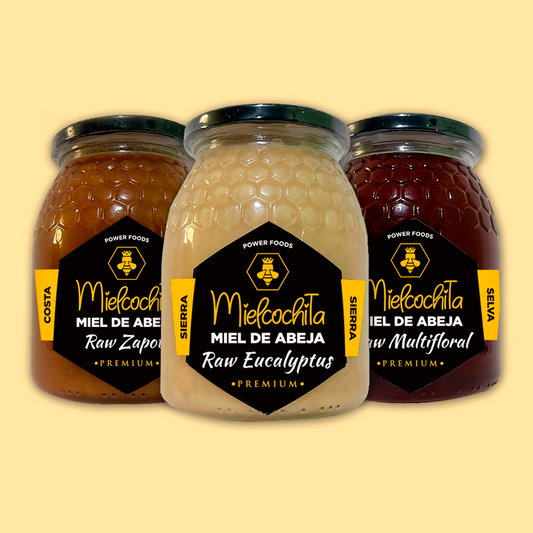 Pack Deluxe Miel Cruda | 1 KG X3