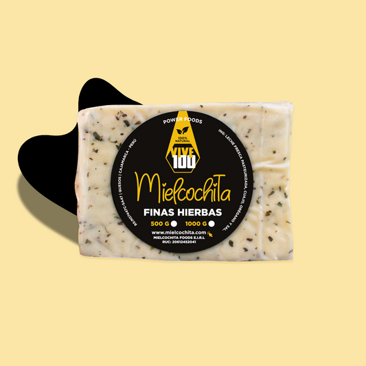 Queso Finas Hierbas artesanal - 1 KG y 500 G