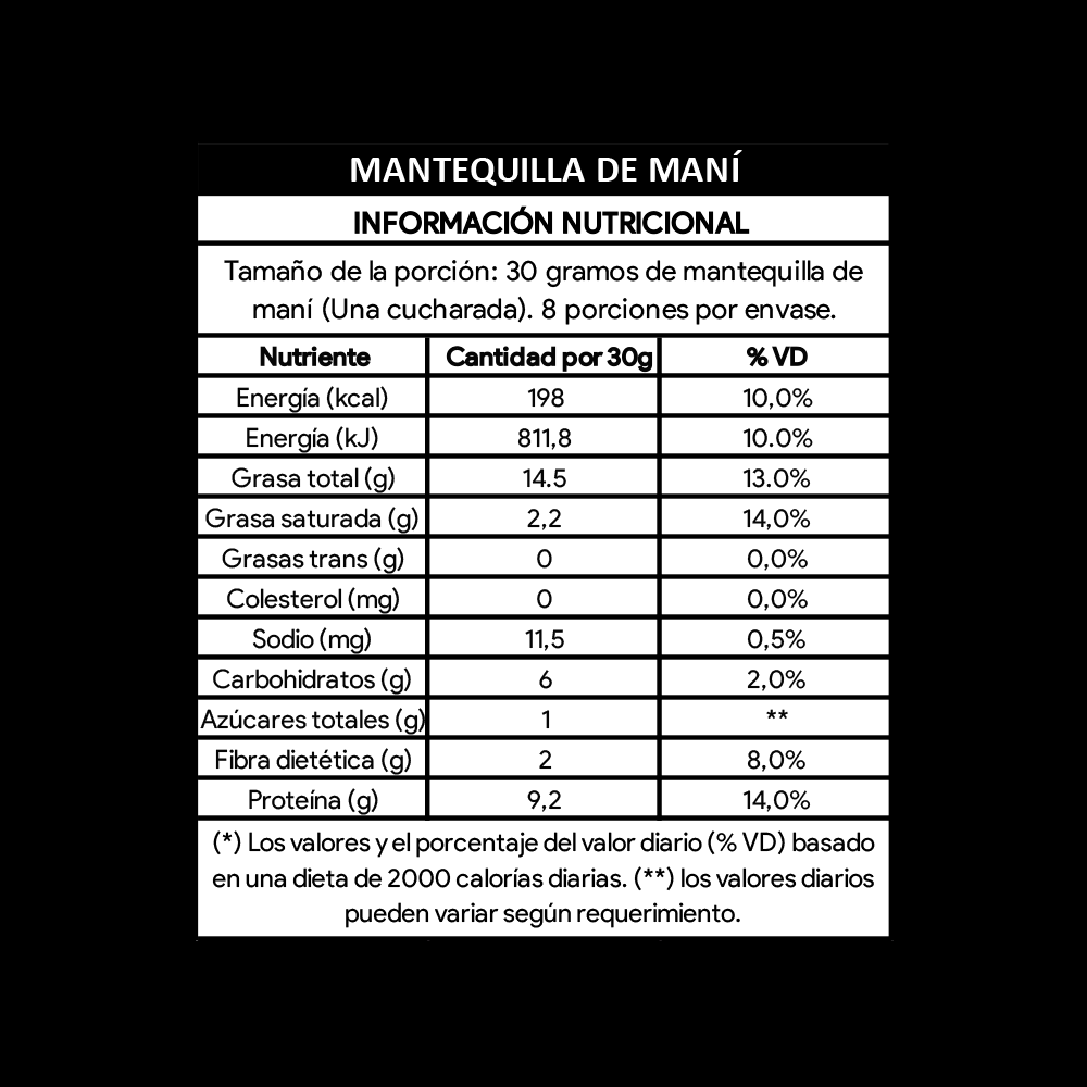 Mantequilla de maní - 250 G