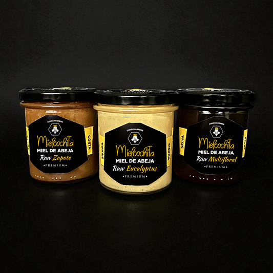 Pack Deluxe Miel Cruda | 400 GR X3